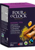 Organic Herbal Tea (Turmeric Cinnamon) - 16 Tea Bags