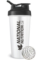 Shaker + Mixer Ball & Carrying Toggle (Black BPA Free) - 700ml