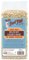 Rolled Oats (Cereal) (Extra Thick) - 453g - Bob's Red Mill