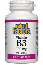 B-3 Niacin 100mg - 90 Tabs
