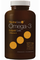 Nutra Sea + D Omega-3 Liquid Gels + Vitamin D (Fresh Mint) - 150 Softgels
