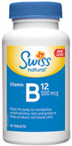 B-12 500mcg Plus Hi Potency - 90 Tabs
