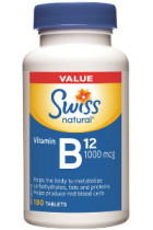 Vitamin B-12 1,000mcg - 180 Tabs