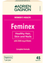 Feminex Healthy Hair Skin & Nails With 2,500mcg Biotin - 45 Caps - Adrien Gagnon