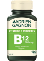 Vitamin B-12 1,000mcg - 100 Tabs