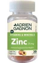 Zinc 25mg (Sugar Free Peach) - 30 Gummies