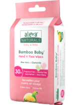 Bamboo Baby Hand N Face Wipes - 30 Wipes