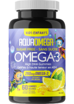 Kids Omega-3 High DHA Gummies 260mg (Lemon Sugar Free) - 60 Gummies