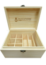 Solid Wood Vintage Essential Oil Box - 6 x 100ml - 8 x 30ml - 6 x 10ml