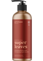 Essential Oils Super Leaves 2-In-1 Shampoo & Body Wash (Bergamot & Ylang Ylang) - 473ml