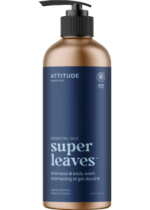 Essential Oils Super Leaves 2-In-1 Shampoo & Body Wash (Sage & Rosemary) - 473ml