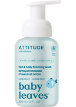 Baby Leaves 2-In-1 Hair & Body Foaming Wash (Goodnight Almond Milk) - 295ml