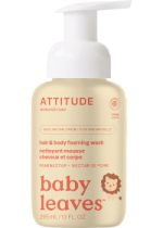 Baby Leaves 2-In-1 Hair & Body Foaming Wash (Pear Nectar) - 295ml