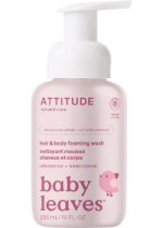 Baby Leaves 2-In-1 Hair & Body Foaming Wash (Unscented) - 295ml