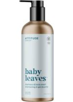 Baby Leaves Natural 2-In-1 Shampoo & Body Wash (Goodnight) - 473ml