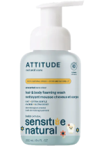 Oatmeal Sensitive Natural Baby Care 2-In-1 Hair & Body Foaming Wash (Unscented) - 250ml