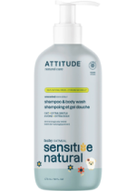 Oatmeal Sensitive Natural Baby Care 2-In-1 Shampoo & Body Wash (Unscented) - 473ml
