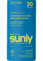 Sunly Kids Mineral Sunscreen Stick SPF30 (Unscented) - 60g