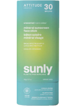 Sunly Mineral Sunscreen Face Stick SPF30 (Unscented) - 20g