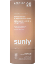 Sunly Tinted Mineral Sunscreen Face Stick SPF30 (Unscented) - 20g