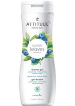 Super Leaves Shower Gel Unscented Extra Gentle (Blueberry Leaves) - 473ml