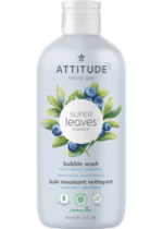 Super Leaves Bubble Bath Extra Gentle Unscented (Blueberry Leaves) - 473ml