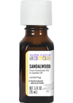 Sandalwood Pure Essential Oil In Jojoba Oil (Centering) - 15ml