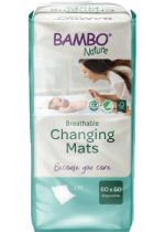 Breathable Changing Mats (60cm x 60cm) - 10 Mats - Bambo Nature