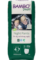Dreamy Night Pants Medium (Boys 4-7 Years) - 10 Pants - Bambo Nature