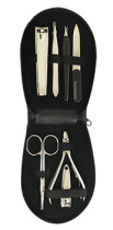 Nail Clipper & Manicure Deluxe Set + Wallet - 7 Pieces