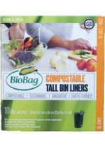 Compostable Tall Bin Liners (35L) - 10 Bags