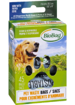 Pet Waste Dispenser Refills (3 Rolls Of 15 Bags) - 45 Bags