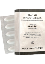 Sanum Pleo Alb (Albicansan) Suppositories 3X - 10 Suppositories