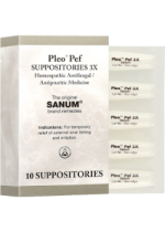Sanum Pleo Pef (Pefrakehl) Suppositories 3X - 10 Suppositories