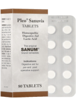 Sanum Pleo Sanuvis Tablets 4X 6X 12X 30X 200X - 80 Tabs
