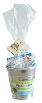 Candy Cane Gift Bucket