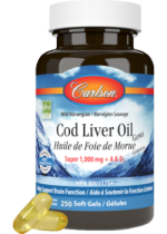 Cod Liver Oil 1,000mg - 250 Softgels