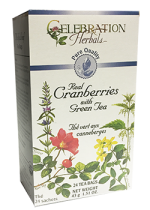 Green Tea With Cranberries (Pure Quality) - 24 Tea Bags