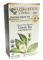 Green Tea With Elderberries (Organic) - 24 Tea Bags