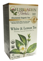 White & Lemon Tea (Organic) - 24 Tea Bags