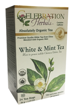 White & Mint Tea (Organic) - 24 Tea Bags