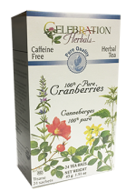 Cranberries 100% Pure Tea (Pure Quality) - 24 Tea Bags