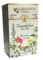 Dandelion Root Raw Tea (Organic) - 24 Tea Bags