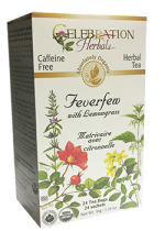 Feverfew Lemongrass Tea (Organic) - 24 Tea Bags
