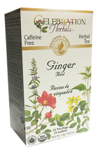 Ginger Root Tea (Organic) - 24 Tea Bags