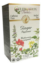 Ginger Peppermint Tea (Organic) - 24 Tea Bags