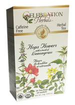 Hops Flowers With Lemongrass Tea (Organic) - 24 Tea Bags