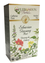 Siberian Ginseng (Organic Eleuthero) Root Tea - 24 Tea Bags