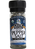 Pepper Salt Seasoning Grinder (Organic) - 77g