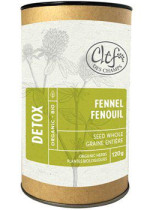 Detox Fennel Seed (Whole Seed Organic, Tube) - 120g